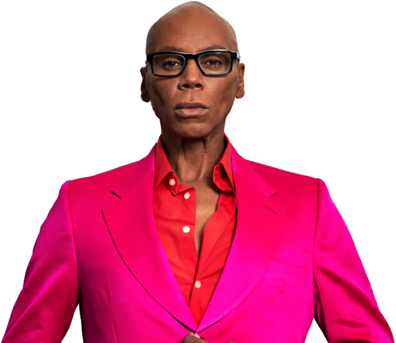 Anything Rupaul Says Is Full Of Quaint Wisdom And Snappy - Rupaul Husband Georges Lebar (800x689), Png Download