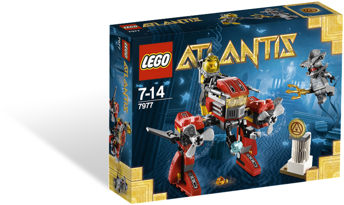 7977 Seabed Strider - Lego Atlantis Seabed Strider (2000x1500), Png Download