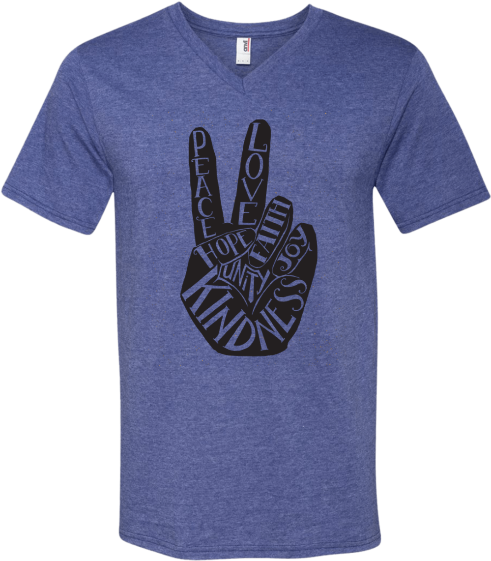 Peace Hand Png (1155x1155), Png Download