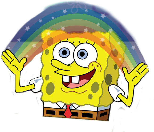 Freetoedit Spongebob Imagination Meme Funny The More You Know Meme