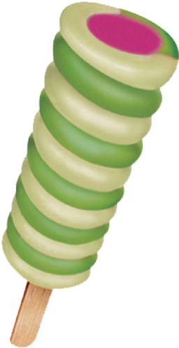 Twister Green176 - Twister Ice Pop (500x500), Png Download