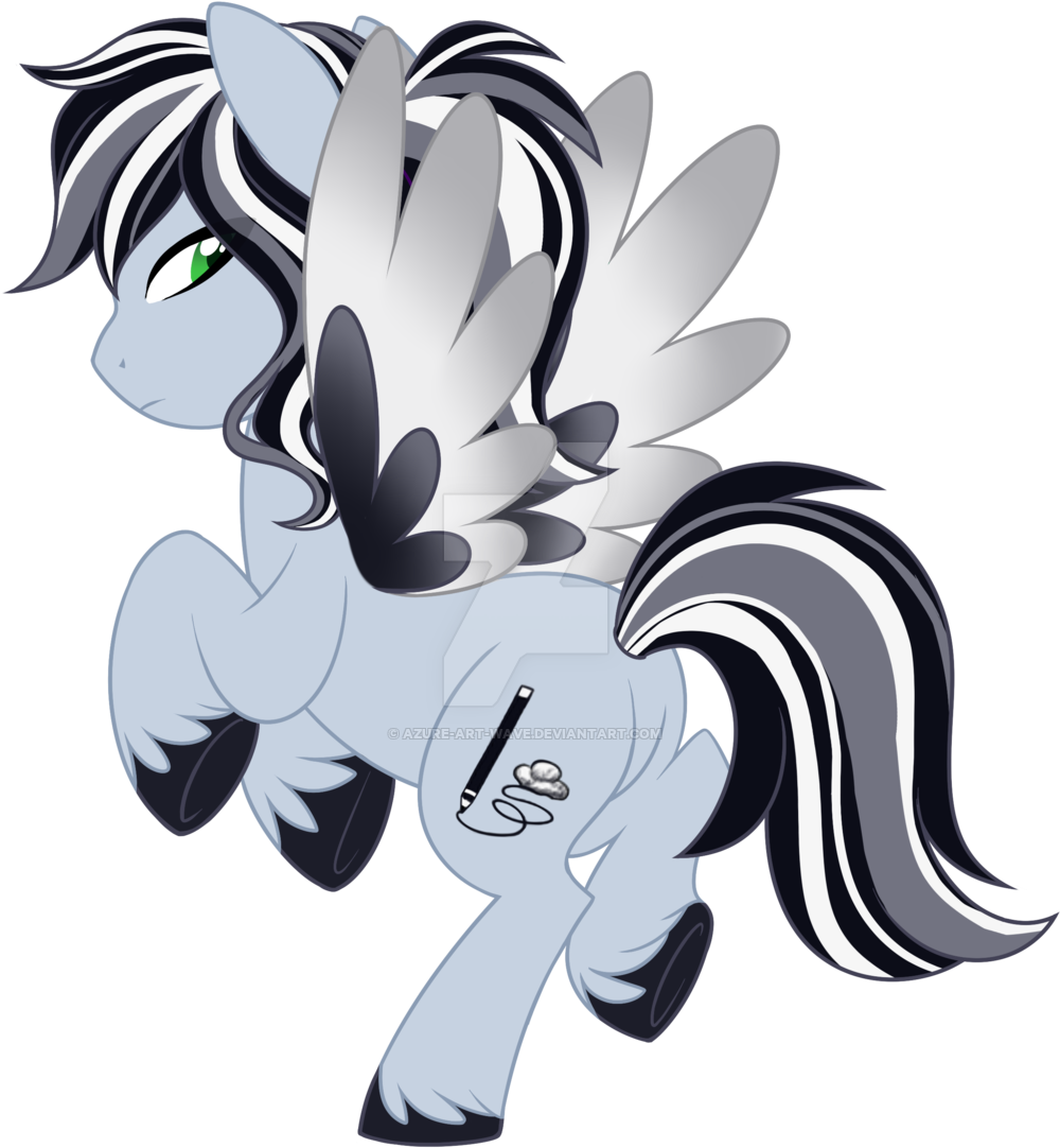 Azure Art Wave, Deviantart Watermark, Magical Lesbian - Art (1024x1109), Png Download