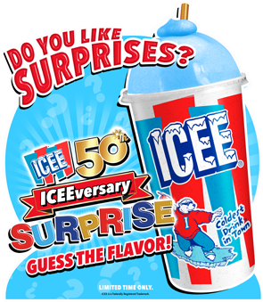 Icee Squeeze Candy, 2.1 Oz Each, 72 Total (304x398), Png Download
