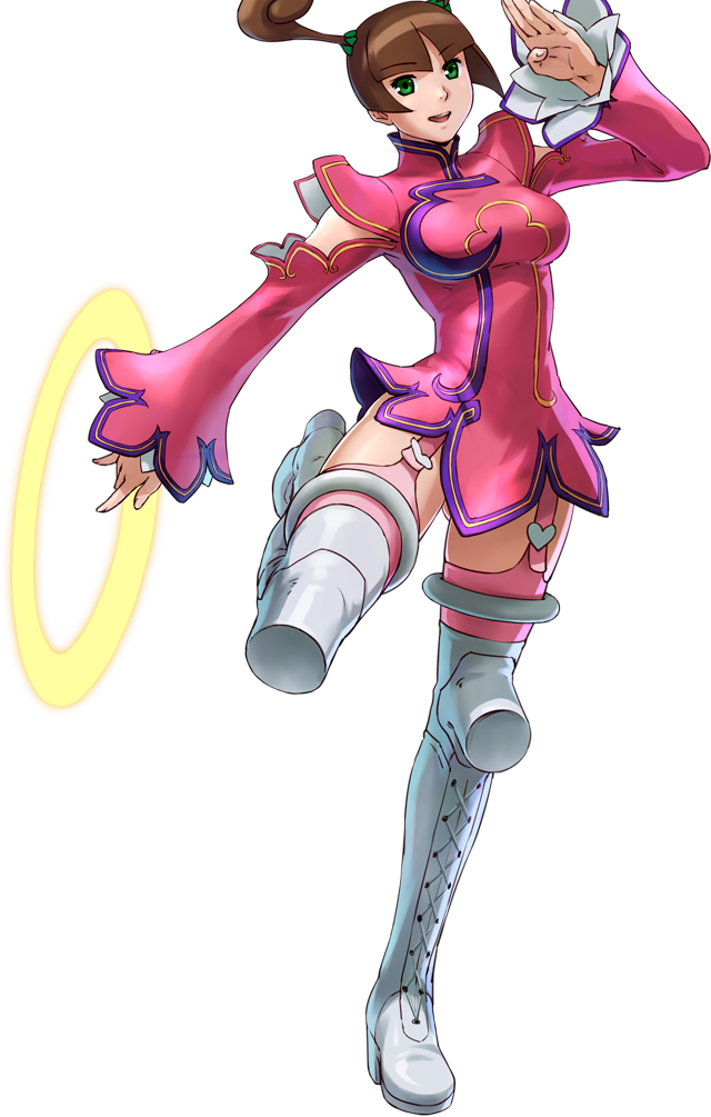 Leon, Maya Fei - Chun Li Extra Battle Costume (640x1005), Png Download