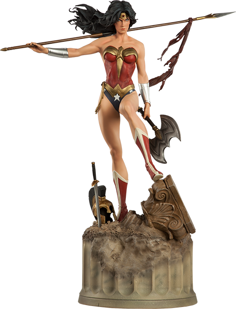 Dc Comics Premium Format™ Figure Wonder Woman - Wonder Woman - Wonder Woman Premium Format Figure (480x628), Png Download