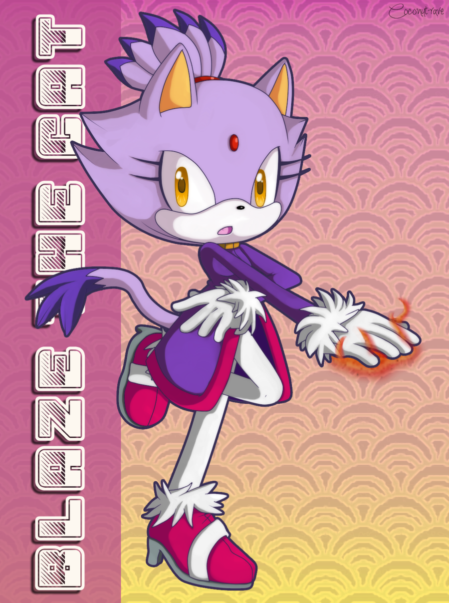 I Am Blaze The Cat I Am Also A Princess - Cat (900x1208), Png Download
