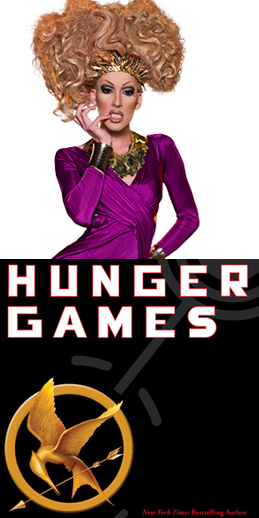 Alaska Rupaul's Drag Race - Hunger Games Books (292x584), Png Download
