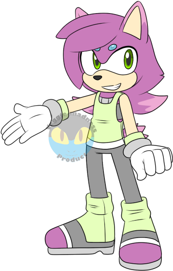 We Have A Amy Rose X Blaze The Cat Fan - Sonic Fankids (400x600), Png Download