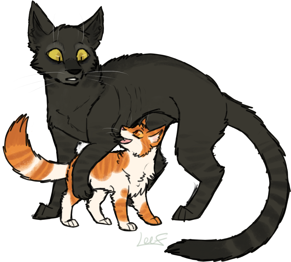 Spire & Blaze A - Spire Warrior Cats (1006x906), Png Download