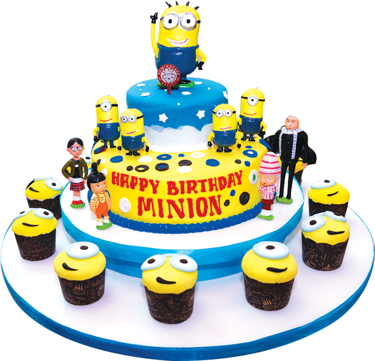 Bm 3176 Minion All Together And Cc 30 Cup Cake Minion - Minions (1500x1500), Png Download