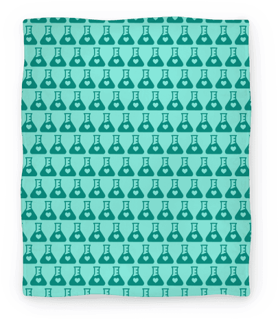 Heart Beaker Blanket Blanket - Bed Sheet (484x484), Png Download