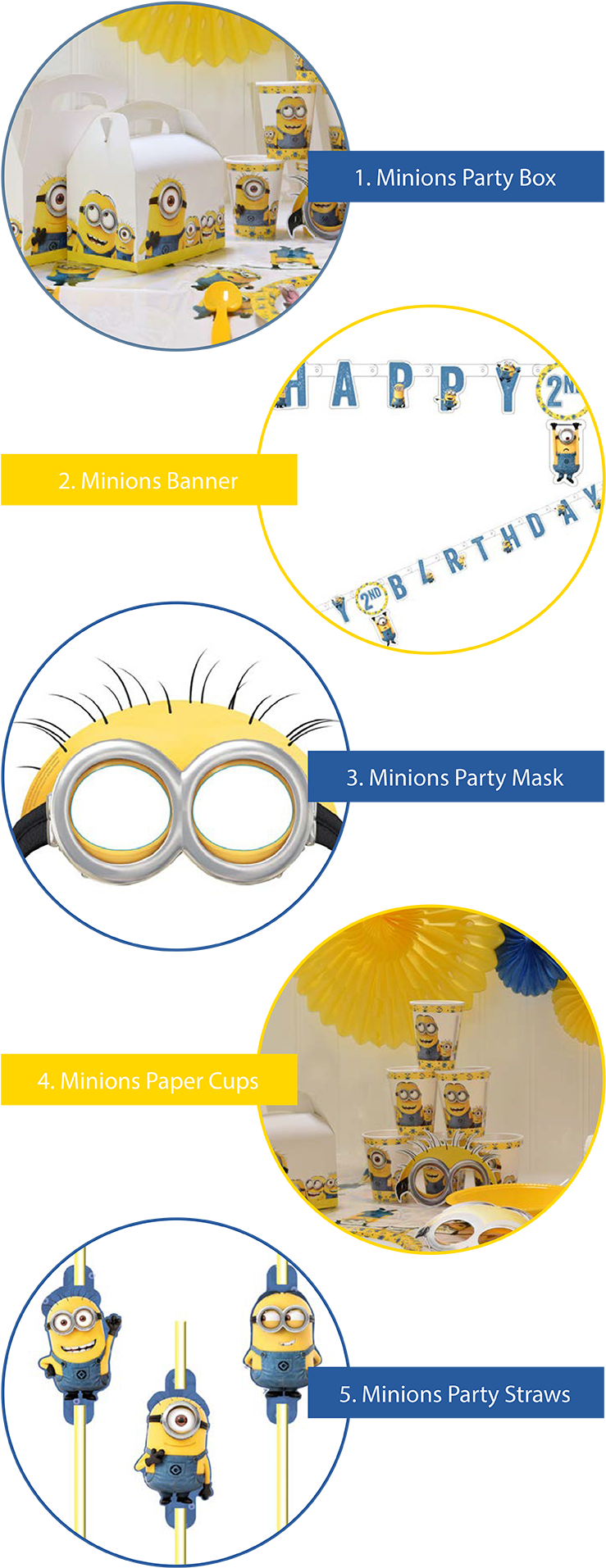 5 Favourite Minions Products - 8 Straws Minions Liragram (750x1924), Png Download