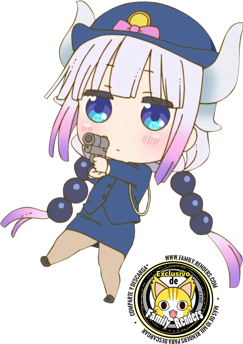 [artist] Official Scan [character] Kanna Kamui Kobayashi-san - Kanna Kamui Memes (957x1370), Png Download