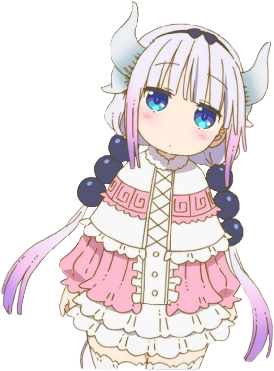 Report Abuse - Kobayashi San Chi No Maid Dragon Kanna (556x753), Png Download