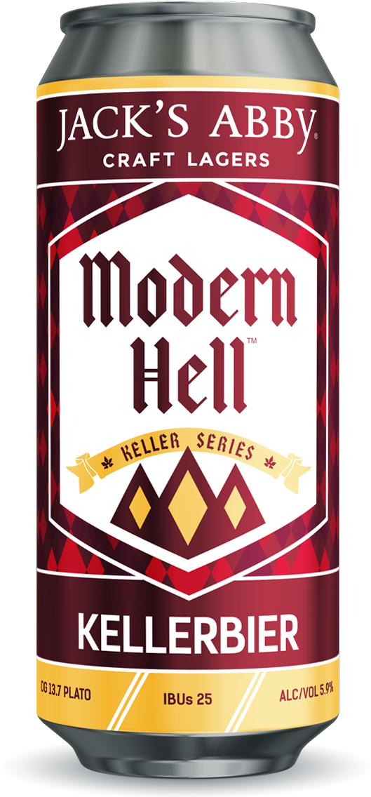 Modern Hell 16oz Kellerbier - Jack’s Abby ‘house Lager’ 16oz 6pk Cans (700x1156), Png Download