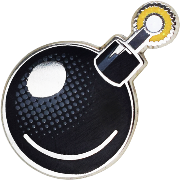 Bomb Emoji Pin - Emoji (710x710), Png Download