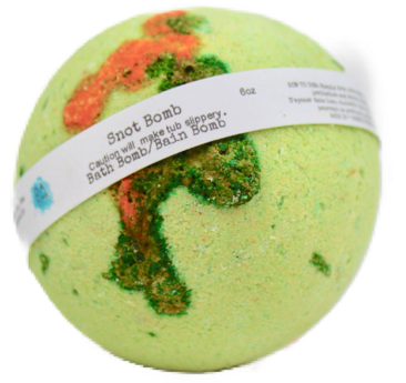 Snot Bomb 6oz Bath Bomb - Bath Bomb (400x359), Png Download