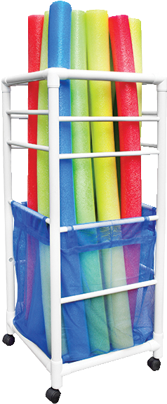 Kiefer Rolling Swimming Pool Water Noodle Storage Bin (600x600), Png Download