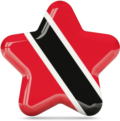 Illustration Of Flag Of Trinidad And Tobago - Puerto Rico Flag Star (640x480), Png Download