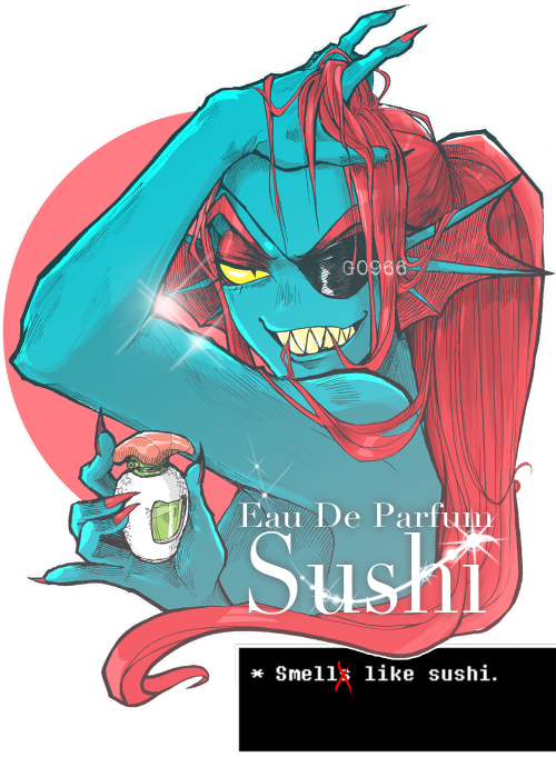 8 Eau De Parfun Su * Snell* Like Sushi - Undertale Sexy (500x681), Png Download