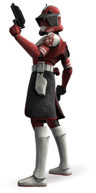 Star Wars The Clone Wars Fox (334x670), Png Download