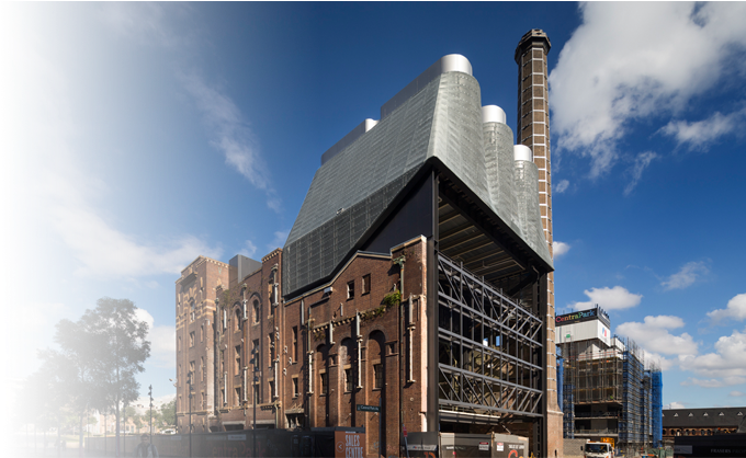 Perforated Metals - Carlton United Brewery Sydney (892x417), Png Download