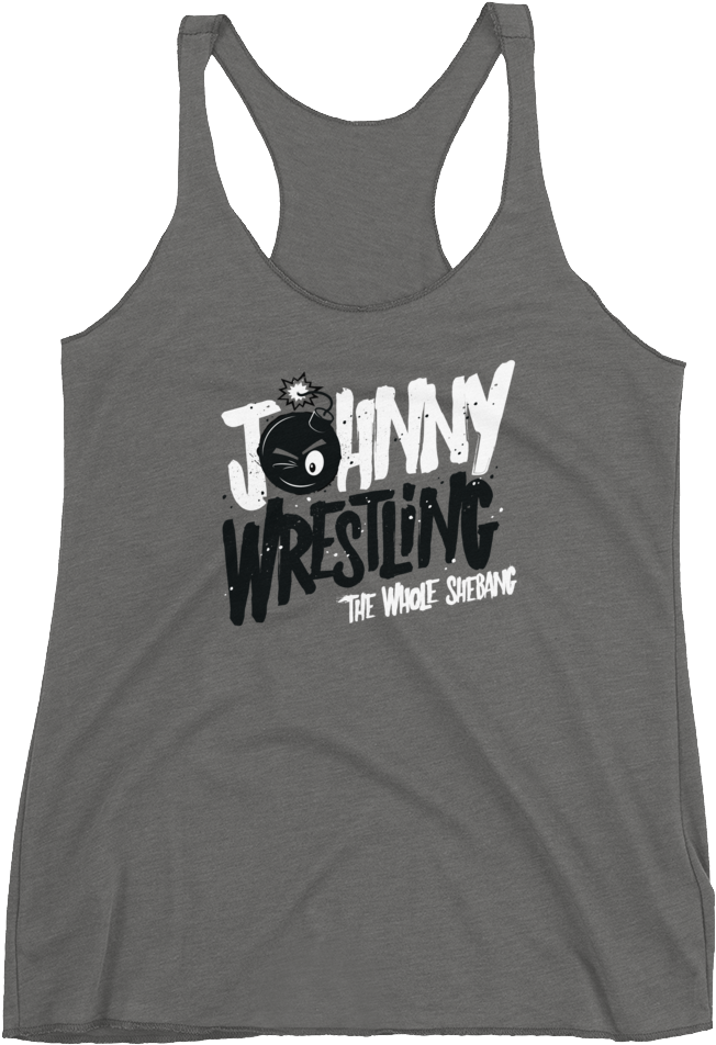 Johnny Gargano "johnny Wrestling" Women's Racerback - Wwe Nxt Johnny Gargano Johnny Wrestling The Whole Shebang (1000x1000), Png Download