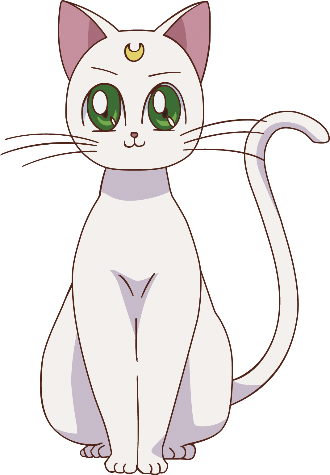 Artemis Sailor Moon Luna, Sailor Jupiter, Sailor Moon - Artemis De Sailor Moon Crystal (1069x1537), Png Download