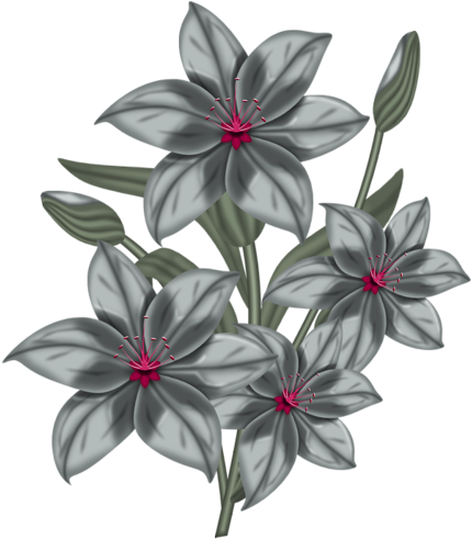 Fm Bloody Angel Element 4 - Imagenes De Flores En Punto De Cruz (500x500), Png Download