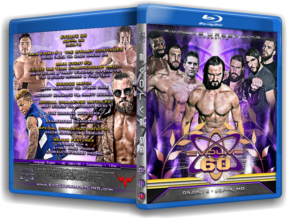 Evolve 60 Blu-ray - Wrestler (1023x768), Png Download
