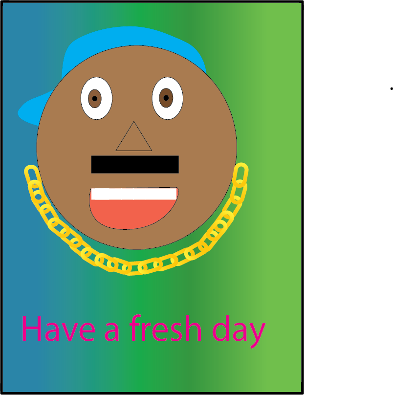 Happy Face Project I Had To Create A "have A Nice Day" - Collane In Acciaio Uomo (804x808), Png Download