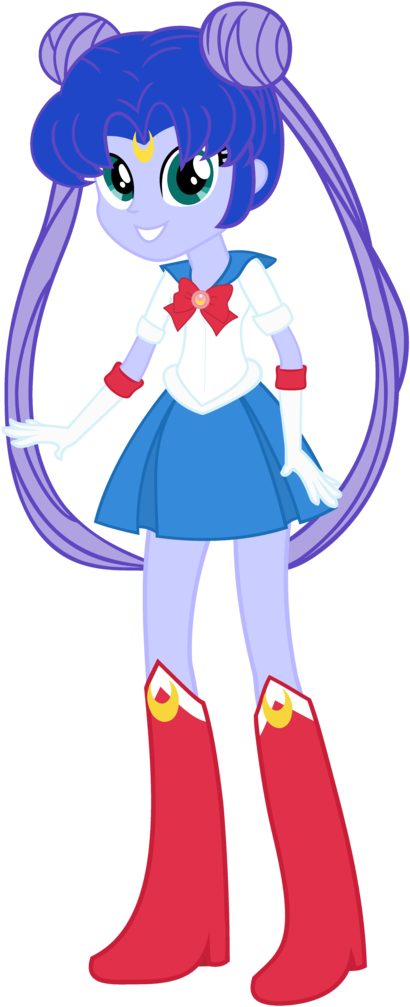 Beavernator, Equestria Girls, Princess Luna, Safe, - Mlp Eg Sailor Moon (427x1024), Png Download