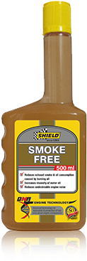 Shield Smoke Free Oil Reduces Exhaust Smoke And Oil - Oil (497x450), Png Download
