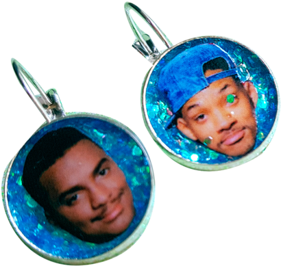 Bell Air Glitter Earring - Locket (550x550), Png Download