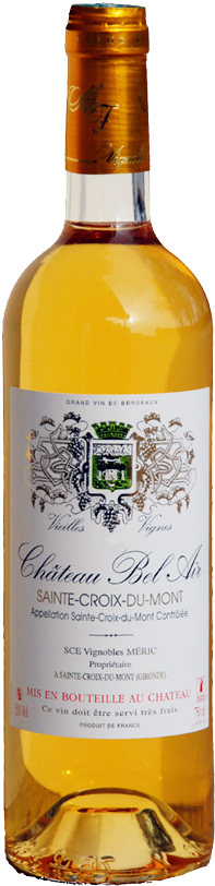 Chateau Bel Air Croix Du Mont - Sainte-croix-du-mont (295x820), Png Download