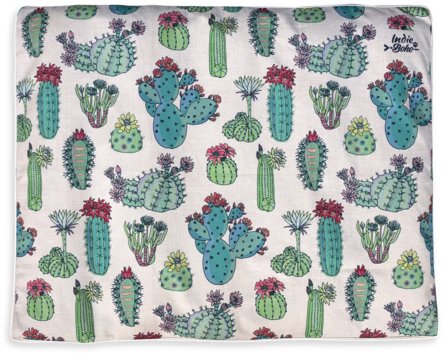 Desert Cacti Jumbo Bed - Dog Beds (480x389), Png Download