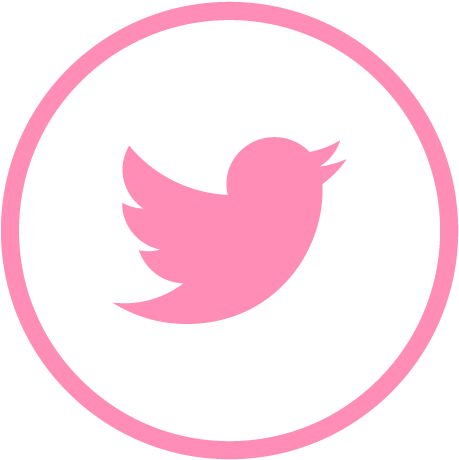 Pink Facebook Pink Instagram Pink Twitter Pink Google - Twitter Logo Vector (600x600), Png Download
