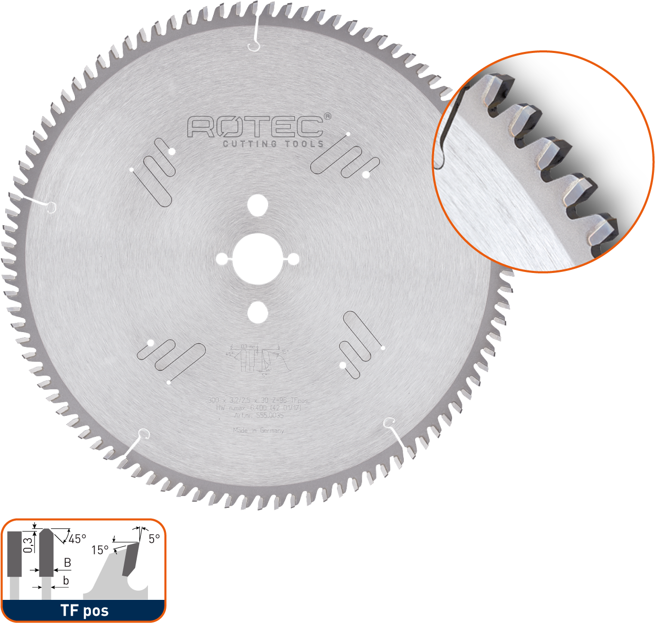 Tct Saw Blade For Non Ferrous Metals - Dart Dar Gold Circ. Saw Blade 305 X 30 X Z32 (1560x1300), Png Download