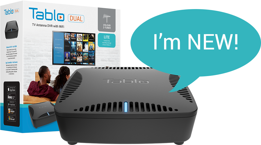 Courtesy Of Nuvyyo - Tablo Dvr 2-tuner - Wi-fi - 64 Gb - Black (1200x628), Png Download