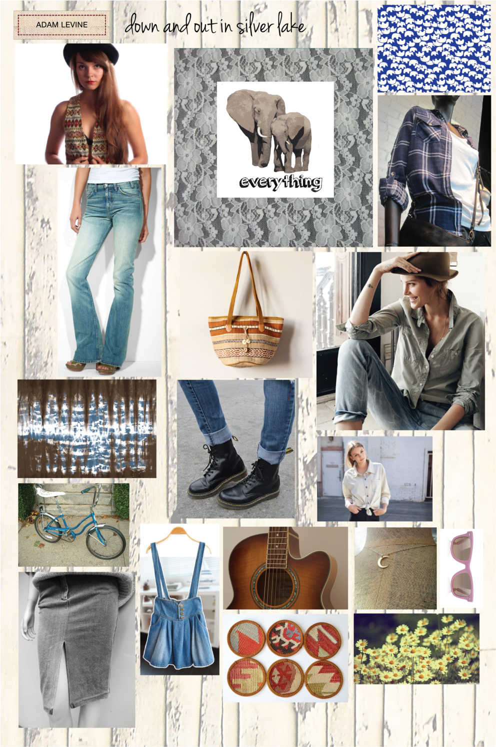 Large Mood Boards-01 - Sommerfeld Mit Weißem Gänseblümchen Postkarte (1000x1500), Png Download