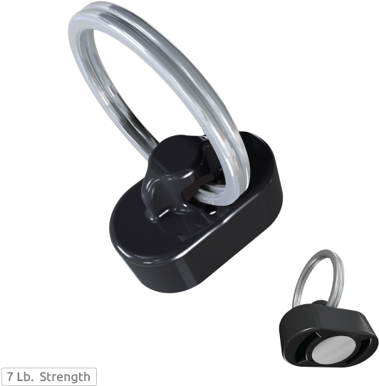 Balloon Hardware - 72 Peg Floor Spinner Black (603x603), Png Download