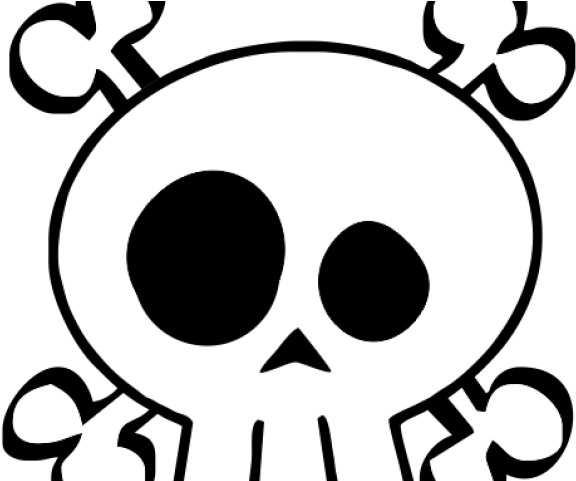 Funny Skull And Crossbones (640x480), Png Download