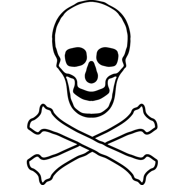 Skull And Bones Alpha Square - University College Cork R.f.c. (614x614), Png Download