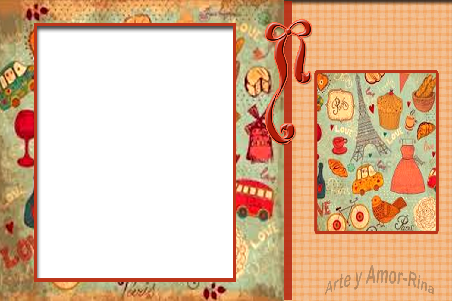 Otro Marco Vintage - Cafepress Vintage Paris 1 Tile Coaster (1500x1000), Png Download