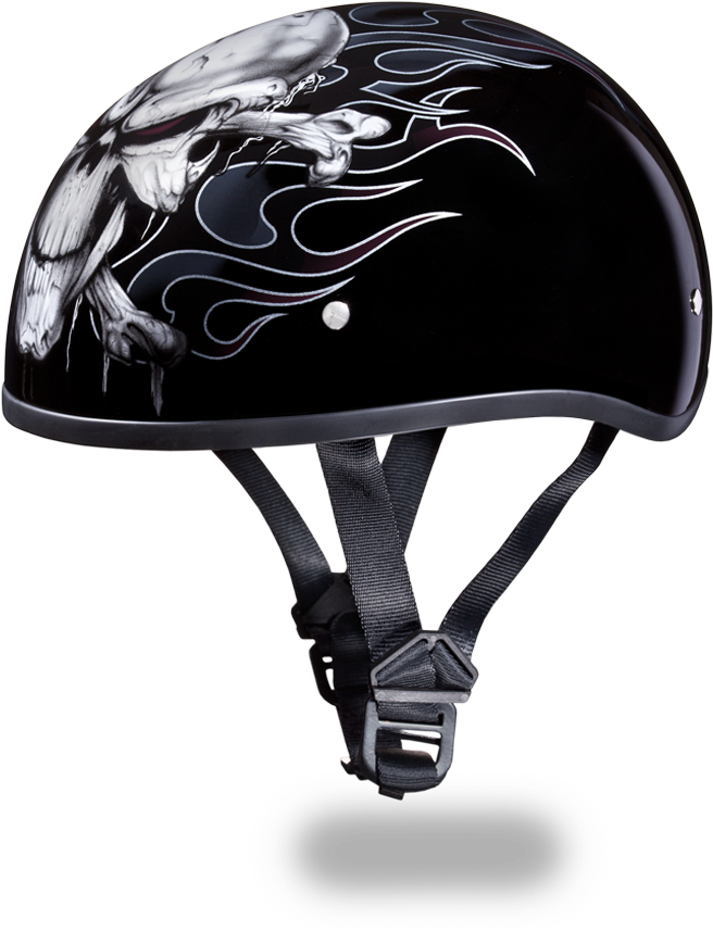 D - O - T - Daytona Skull Cap- W/ Cross Bones - Daytona Helmet D.o.t. Daytona Skull Cap- W/ Cross Bones (1000x1000), Png Download