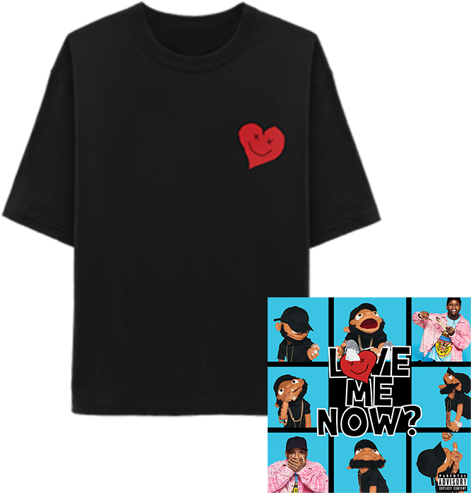"love Me Now" Black T-shirt Digital - Love Me Now? (1000x1000), Png Download