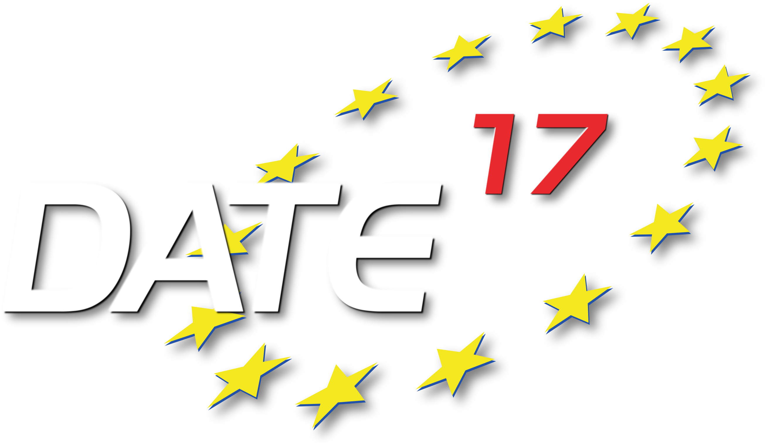 Date-2017 Logo White Pixel , - 2014 (2625x1542), Png Download