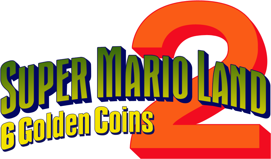 Super Mario Land 2 6 Golden Coins - Super Mario Land 2 6 Golden Coins Logo (1024x572), Png Download