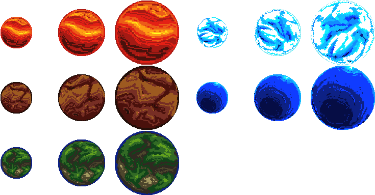 pic Pixel Planet Transparent golden treatment planet pixel art png