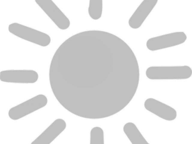 Grey Sun Cliparts - Sun Rain Weather Symbol (640x480), Png Download